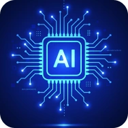 AI processing icon for AI product matching close-call review