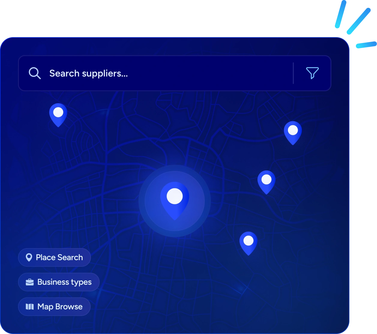 CABVI automated supplier catalog search screenshot for product matching software