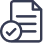 Document checklist icon for Suave CRM outbound sales