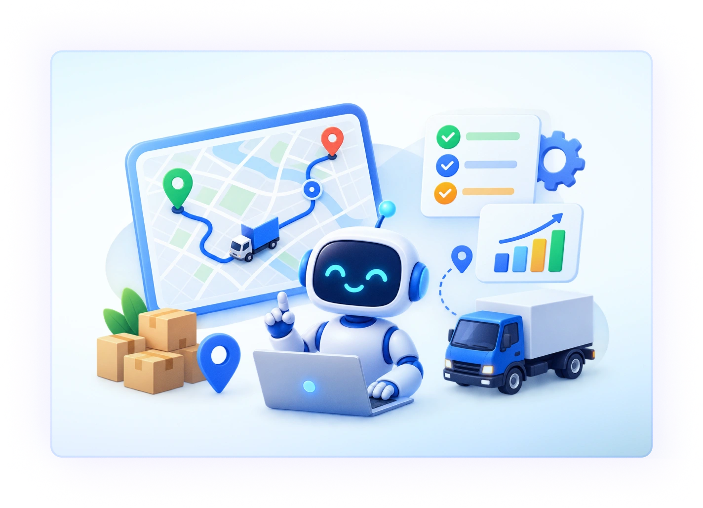 Automated task assistant AI beside the suave app CRM workspace