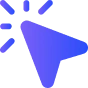Sparkle cursor arrow for Suave Creators homepage hero case study animation
