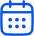 Calendar metric icon for custom CRM total cost comparison