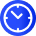 Working hours overlap icon for UAE and India software delivery