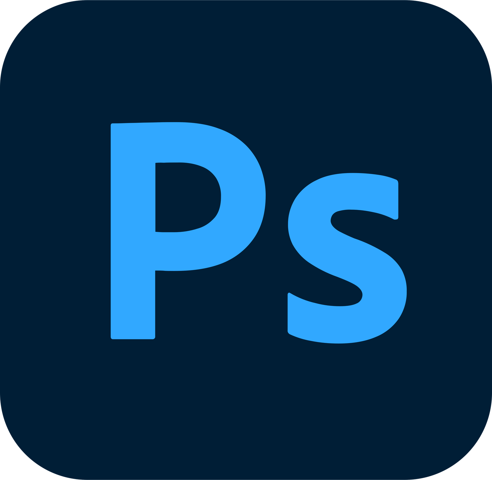 Adobe Photoshop logo for Suave Creators UI design