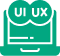 UI UX prototyping icon for custom CRM software development