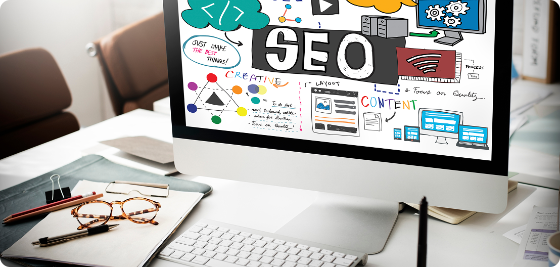 SEO analytics dashboard for search engine optimization services