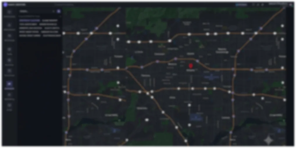 Soft blue screen blend glow layer behind Suave AI sales CRM product hero banner