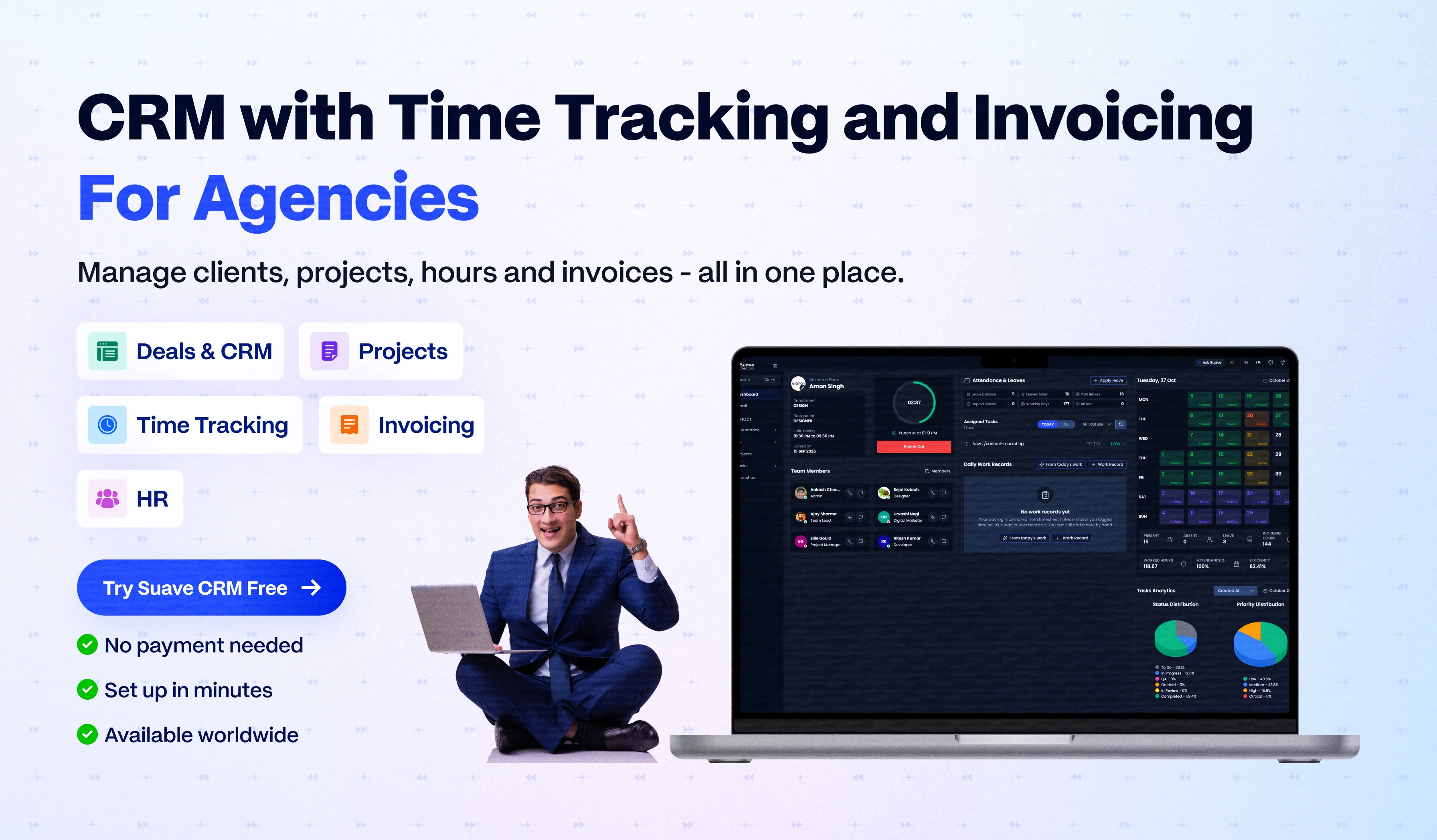 CRM With Time Tracking and Invoicing: How Agencies Bill Every Hour CRM With Time Tracking and Invoicing: How Agencies Bill Every Hour